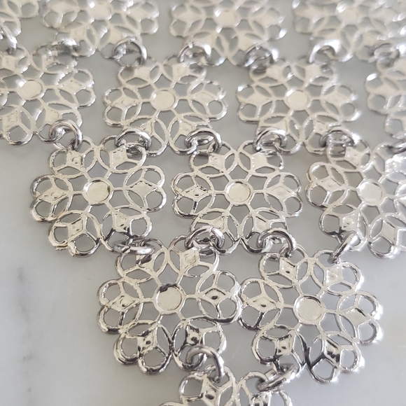 Vintage Vendome Filigree Bib Necklace - Picture 7 of 8